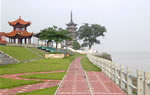 Qiantang River Bore in Hangzhou