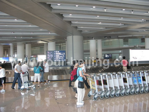 Waiting for the check luggage