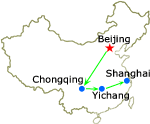 Beijing Chongqing Yangtze Yichang Shanghai 9 Day Tour